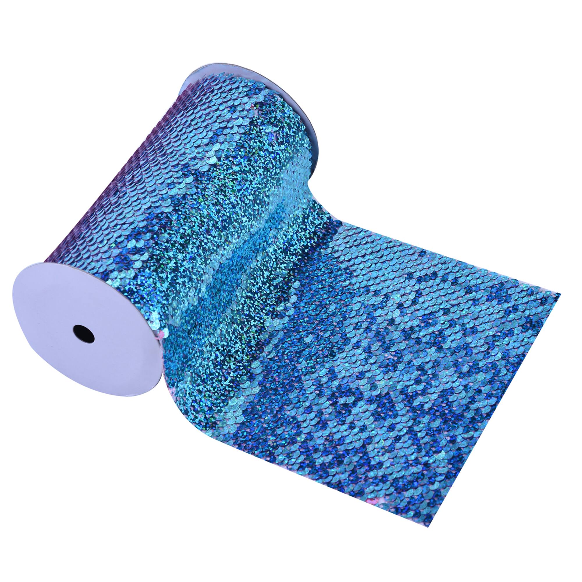 5.375" x 1yd. Mermaid Reversible Sequin Ribbon by Celebrate It